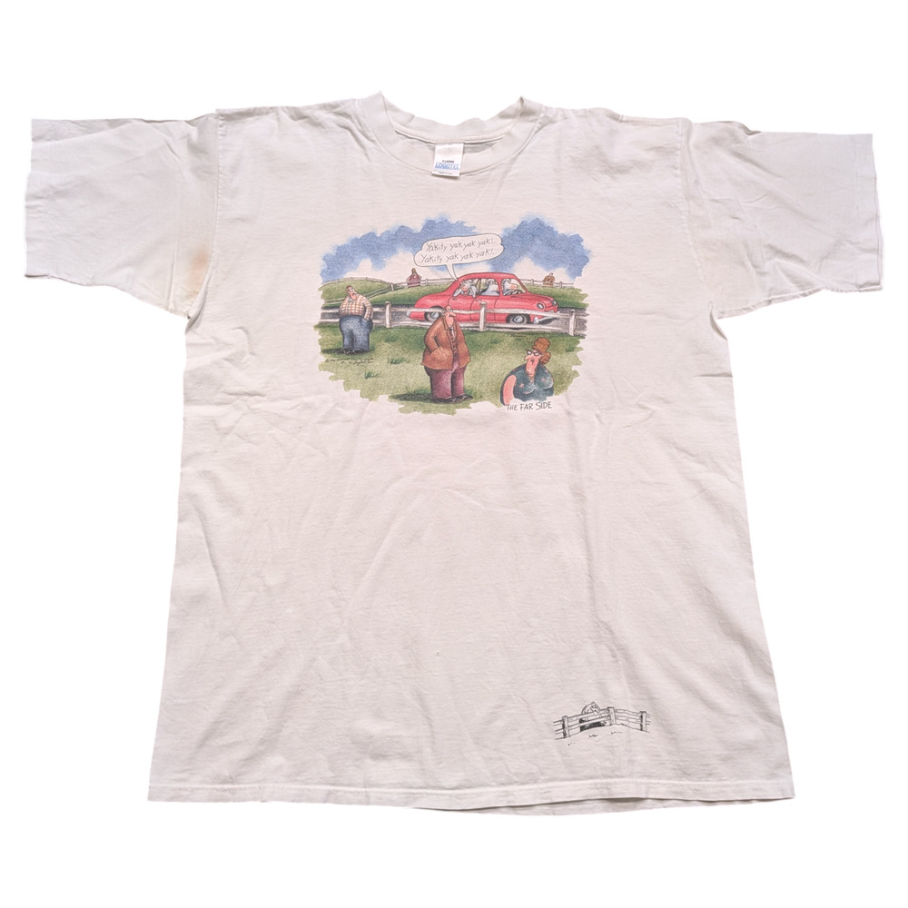 1986 The Far Side Yakity Yak Yak T shirt